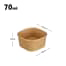 70ml 63 sauce cup