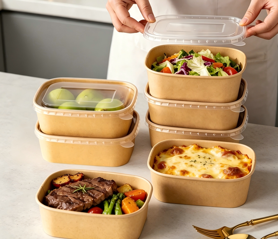 disposable paper food containers