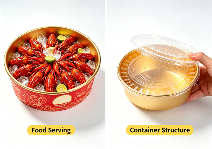 Gold Foil Paper Bowl for Every Need