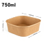 750ml 150 square paper bowl