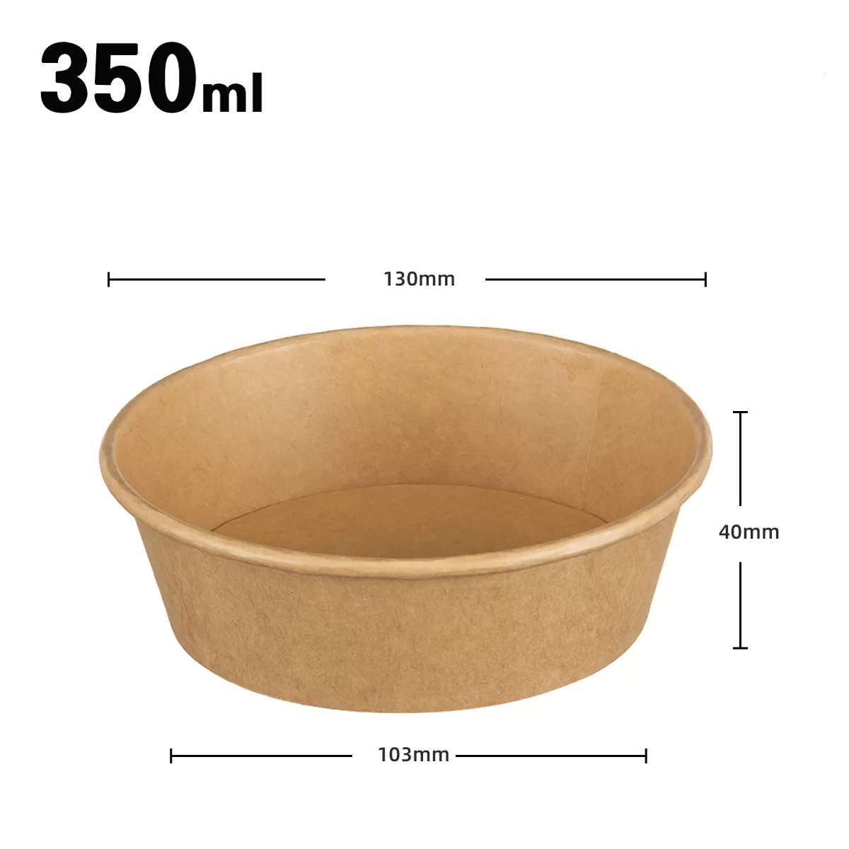 350ml-130 Disposable Soup Bowl