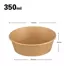 350ml 130 round paper bowl