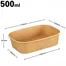 500ml 170x120 rectangle paper bowl
