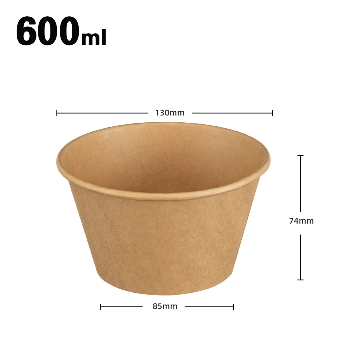 600ml-130 Disposable Soup Bowl