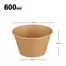 600ml 130 round paper bowl