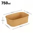 750ml 170x120 rectangle paper bowl