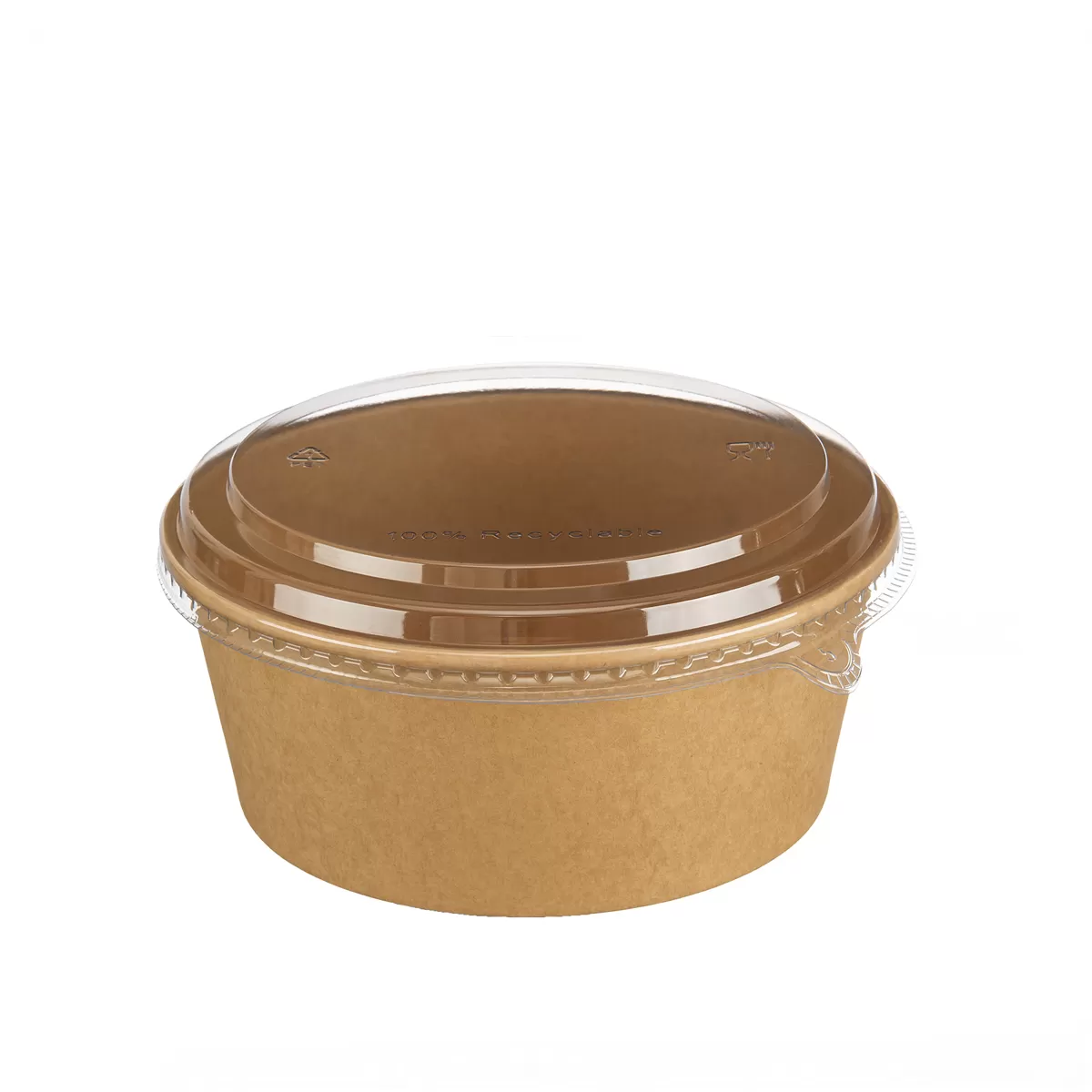 basin shaped paper bowl