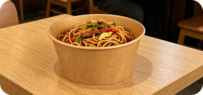 disposable paper food containers