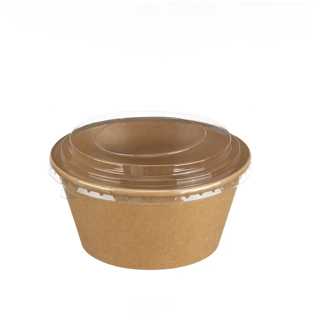 round paper bowl with pp lid